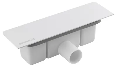 Produktbild von Polysan KAZUKO Wannensiphon, DN40, Deckel weiß