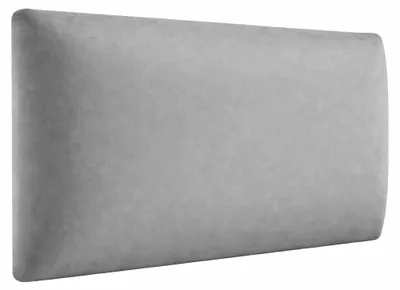 Zdjęcie produktu dla Panel tapicerowany ścienny 3D 80x20 cm - Poduszka ścienna - Zagłówek łóżka - Wezgłowie - Panel dekoracyjny Ciemnoszary, Szary