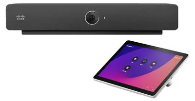 Obrázek produktu pro Cisco Webex Room Bar - videokonferenční komponenta - Carbon - s nástěnným Room Navigatorem