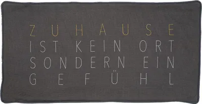 Produktbild von Räder Kissen Zuhause ist ein Gefühl 30x60cm