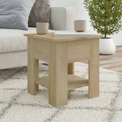 Produktbild von vidaXL Couchtisch Sonoma Eiche 40x40x42 cm Holzwerkstoff - Couchtisch - Couchtische - Tisch - Sofatisch