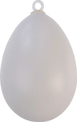 Produktbild von Ostereier zum Aufhängen Basteln und Bemalen 6cm weiß 10 Stück