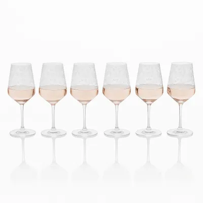 Produktbild von Frescobaldi Alìe Weingläser Set – 6 Stück | Premium Rosé- & Weißwein-Gläser mit eleganter Gravur