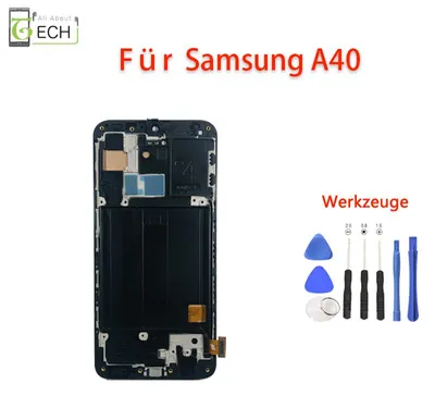 Produktbild von Für Samsung A40 A405 LCD incell Display mit Rahmen Touch Screen Bildschirm