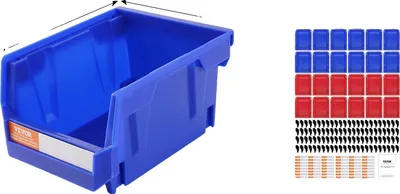 Immagine prodotto di Contenitori per lo stoccaggio, design impilabile, organizzazione versatile, 24 pezzi