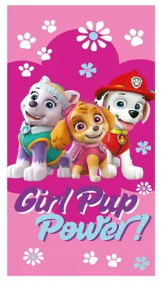 Produktbild von Theonoi Kinder Handtuch Badetuch Strandtuch Duschtuch für Mädchen und Jungen 100% Baumwolle 70x140 cm (Paw Patrol 03)