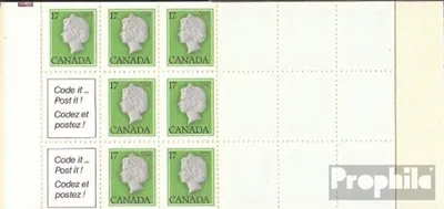 Produktbild von Briefmarken Kanada 1979 Mi MH86 (kompl.Ausg.) postfrisch Elisabeth