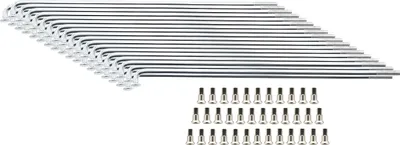 Produktbild von Speichensatz MZA chrom mit Nippel 3 mm M3,5 36 Stück 18x171 18x177