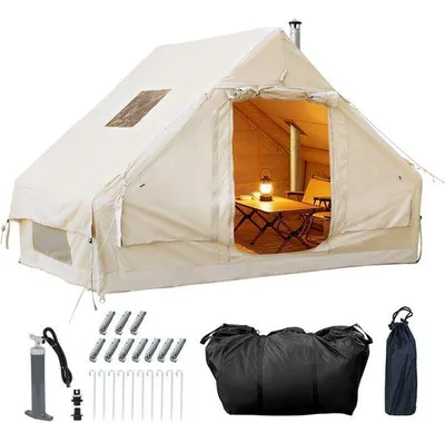 Produktbild von Beige 2-Personen-Zelt, 300 × 210 × 200 cm
