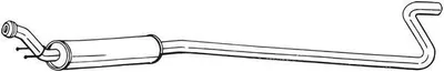 Produktbild von BOSAL 285-469 Mittelschalldämpfer Schalldämpfer für CITROËN BERLINGO (B9) passend für PEUGEOT 5008 (0U, 0E) PARTNER Tepee