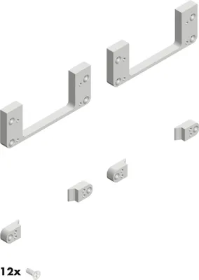 Produktbild von CINETTO PS40.02 Adapter zur Schraubbefestigung, Zamak