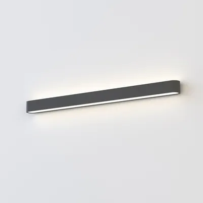 Produktbild von Wandlampe Aluminium Up Down B: 93,5 cm Graphit länglich warmweiß 3000 K 2300 lm Modern
