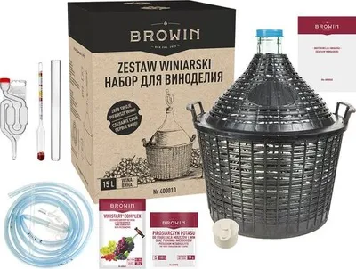 Produktbild von Weinset 15 L mit Glasballon