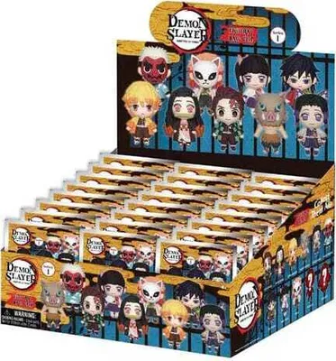Produktbild von Demon Slayer: Kimetsu no Yaiba Beutelclip Display aus PVC (24)