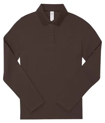 Immagine prodotto di B&C - Camicia "My Polo 180" da donna, maniche lunghe LT3182 (L) (caffè tostato)