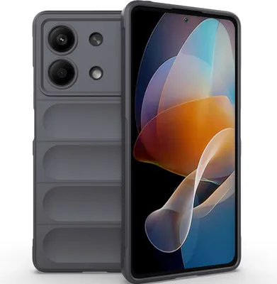 Produktbild von Handyhülle für Xiaomi Redmi Note 13R Pro 5G Weich TPU Silikon Stossfest Anti-rutsch Hülle Dunkelgrau
