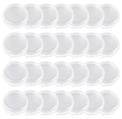 Produktbild von 28 kleine Plastikdosen, Mini-Aufbewahrungsboxen aus Kunststoff, kleine Aufbewahrungsbehälter mit Deckel für kleine Perlen, Schmuck und Schrauben.