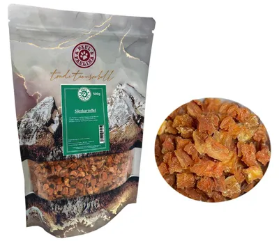 Produktbild von Paul & Paulina Süßkartoffel 500g luftgetrocknet für Hunde und Katzen Einzelfuttermittel