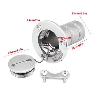 Produktbild von Marine-Deck-Tankdeckel, Deck-Tankdeckel, schlüsselloser Tankdeckel, Kraftstofftank, Marine-Kraftstofftank, Boots-Kraftstofftank, Boots-Tankdeckel