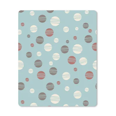 Produktbild von MuchoWow® Mauspad Mousepad Polka dots - Muster - Pastell 19x23 cm - Mousepads - Maus Mat - Pad - Mausunterlage - Mauspads - Spielen