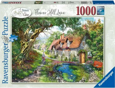 Immagine prodotto di Puzzle Ravensburger Flower Hill Lane - puzzle - 1000 pezzi