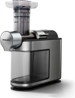 Produktbild von Philips Avance Collection Slow Juicer, Entsafter für kaltes Pressen, 1.0L, 200 W, Silber (HR1949/20)