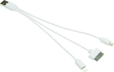 Produktbild von Universal 4in1 Ladekabel Stecker Micro-USB passend für iPhone iPad Samsung