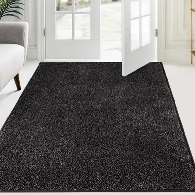 Zdjęcie produktu dla Mata podłogowa 180 x 270 cm, kolor antracytowy, do użytku wewnętrznego, prostokątna, zapobiegająca zabrudzeniom