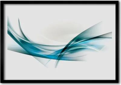 Produktbild von Bild 100x70 MDF-Rahmen Wandkunst Abstrakte Kunst-Linien