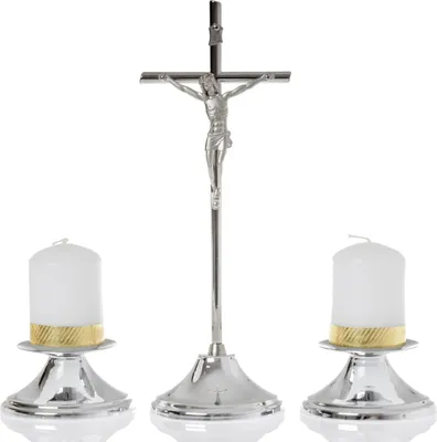 Obrázek produktu pro Schlichtes silbernes Weihnachtsliederset 21 cm