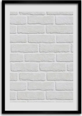 Produktbild von Bild - Bilderrahmen - Foto - 70 cm x 100 cm - MDF - Rahmen - Wandkunst - Backsteinmauer