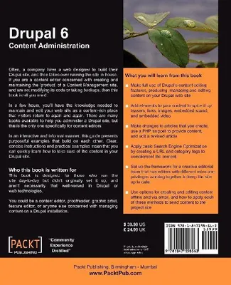 Produktbild von Drupal 6 Content Administration