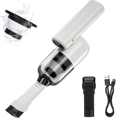 Obrázok produktu pre Bezdrôtový vysávač s LED osvetlením – 6000 Pa – batéria 4000 mAh – skladací o 180 stupňov