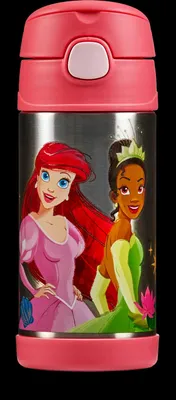 Imagen del producto de 4113413035 - Botella aislante FUNTAINER, diseño "Princesas"