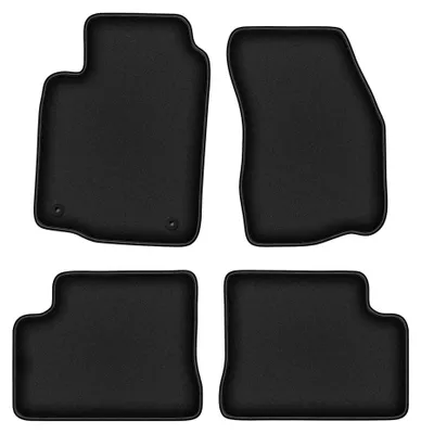 Productafbeelding van Velours automatten voor Mitsubishi Colt V / CJO 1996-2003 (hatchback) – 4-delig, zwart, op maat – Wielganizator DURBAN