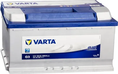 Produktbild von Varta Blue Dynamic 595 402 080, 95 Ah, 12 V, 800 A, Auto, Wartungsfrei, Links platziert