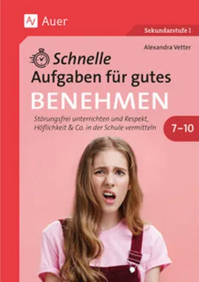 Zdjęcie produktu dla Schnelle Aufgaben für gutes Benehmen 7-10