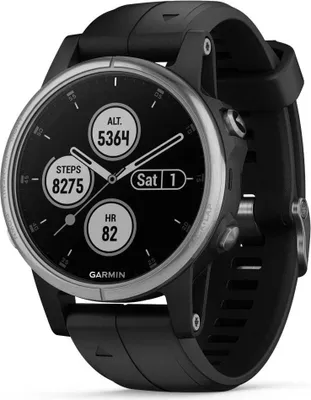 Produktbild von Garmin 010-01987-21 Fenix 5S Plus Schwarz-Silber
