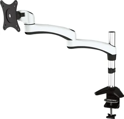 Produktbild von JENIMAGE ME130TK ergonomische Tischhalterung - 1 Monitor Neigen -90 bis +45 Grad Drehen 180 Grad Schwenken 360 Grad fuer 15 bis 27 Zoll