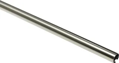 Obrázek produktu pro Gardinia záclonová tyč s vnitřním běhounem Chicago 20 mm vzhled nerezové oceli 240 cm