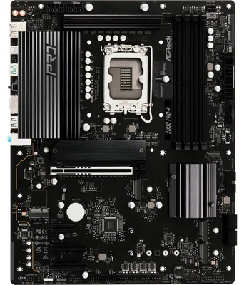 Obrázok produktu pre Asrock Z890 Pro-A, Intel, LGA 1851 (Socket V1), Intel Core Ultra (Series 2), LGA 1851, DDR5-SDRAM, 256 GB