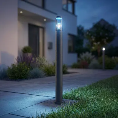 Produktbild von RGB LED Stehleuchte,, App-/Sprachsteuerung, H 110cm