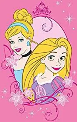 Produktbild von Disney Kinderteppich  Princess Teppich (Cinderella + Dornröschen oval)