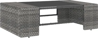 Obrázok produktu pre vidaXL 7-dielna záhradná súprava Poly Rattan Grey