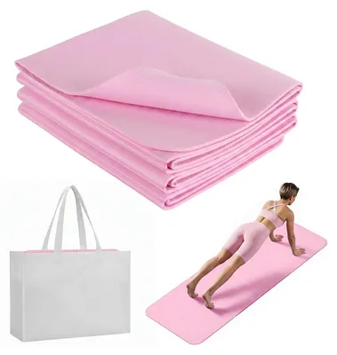 Produktbild von Omgoods – Faltbare Yogamatte für Reisen – Leicht, rutschfest und mit Tragetasche