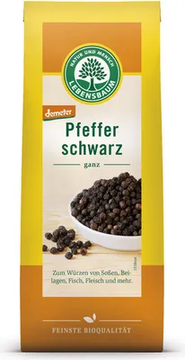 Immagine prodotto di Pepe nero intero 50 g, confezione da 3 pezzi