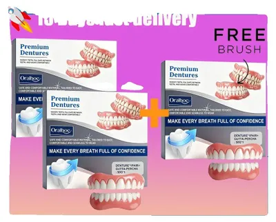 Immagine prodotto di Rinforzo per protesi dentarie, facile da usare, adattamento naturale, 3 confezioni