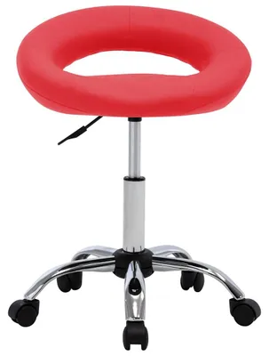 Zdjęcie produktu dla VidaXL 323665, Bawełna, Sztuczna skóra, Poliester, Stal, Czerwony, 110 kg, 1 szt.