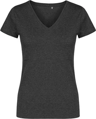 Produktbild von X.O V-Ausschnitt T-Shirt Damen, Schwarz-Melange, XS