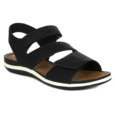 Produktbild von GEOX Sandalette S.VEGA, Rauleder, Schwarz, Damen